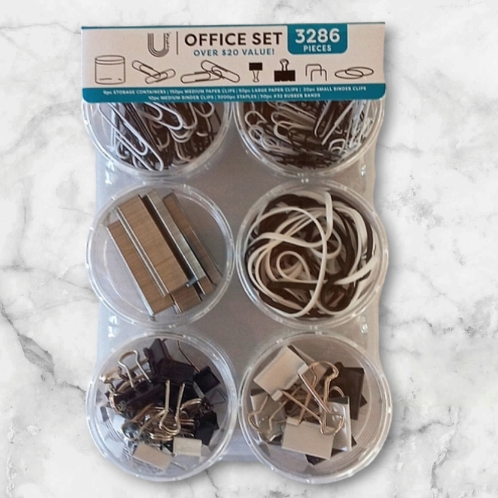 U Style Office Supply & Storage Set 3268 Pieces
